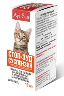 Стоп-зуд сусп. для кошек 10мл.