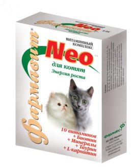 Фармавит NEO для котят энергия роста 60 таб.