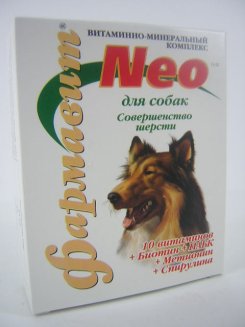 Фармавит NEO для собак совершенство шерсти, 90 таб.