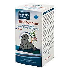Ветспокоин таб. для средних и крупных собак 30 таб., Пчелодар