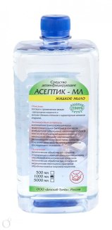 Асептик МЛ (1л/фл) дезинфекция рук