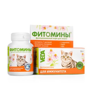 Фитомины для кошек для \"иммунитета\", 50г