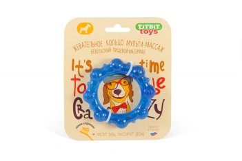 Игрушка жевательное кольцо D 9см