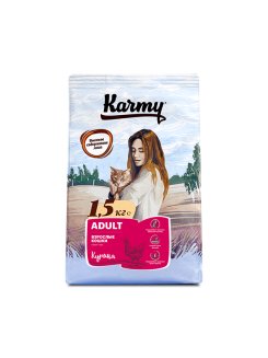 KARMY Adult курица 1,5 кг.сухой корм для взрослых кошек старше 1 года