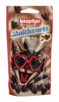 Сердечки для кошек \"Malt-Hearts\", 150т.