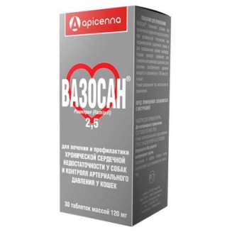 Вазосан (2,5 мг) 30*120 мг