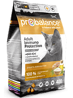 ProBalance Adult Immuno Protection Корм сухой для кошек с курицей и индейкой, 400 гр 32 PB 652