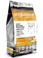 ProBalance Adult Immuno Protection Корм сухой для кошек с курицей и индейкой,1.8 кг 38 PB 193