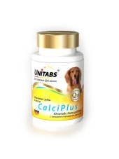 Юнитабс Calci Plus c Q10, кальцием, фосфором и вит.D д/собак (100 табл)