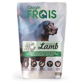 FRAIS ADULT DOG LAMB (СУХОЙ КОРМ ДЛЯ СОБАК С МЯСОМ ЯГНЕНКА), 500 ГР