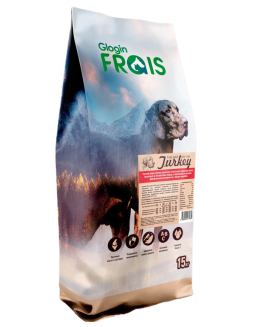 FRAIS ADULT DOG MAXI TURKEY (СУХОЙ КОРМ ДЛЯ СОБАК КРУПНЫХ И ГИГАНТСКИХ ПОРОД С МЯСОМ ИНДЕЙКИ), 15 КГ