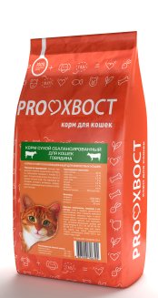 ПРОХВОСТ корм сухой для кошек,говядина,10кг