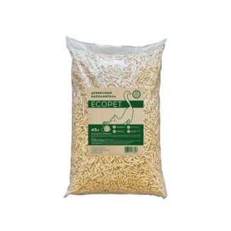 Наполнитель Древесный 45 литров ECOPET