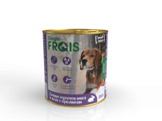 FRAIS HOLISTIC DOG КОНСЕРВЫ ДЛЯ СОБАК МЯСНЫЕ КУСОЧКИ С КРОЛИКОМ В ЖЕЛЕ, 420 ГР