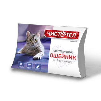 Ошейник п/экт Чистотел плюс д/кош. "Супер" 35см