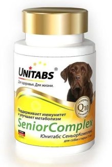 Юнитабс Senior Complex UT c Q10 д/собак (100 табл)