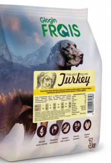 FRAIS MINI DOG TURKEY PLUS+ (СУХОЙ КОРМ Д/СОБАК МИНИ ПОРОД С ИНДЕЙКОЙ),3 КГ