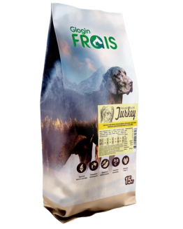 FRAIS MINI DOG TURKEY PLUS+ (СУХОЙ КОРМ Д/СОБАК МИНИ ПОРОД С ИНДЕЙКОЙ),15 КГ