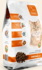 CLAN CLASSIC Delicious 32/15 Сухой корм для кошек, индейка и белая рыба 1,25 кг 1/6