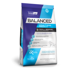 Виталкан Корм Balanced Dog Adult для взрослых собак мелких пород, 3 кг