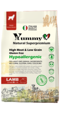 YUMMY LINEA Корм для собак средних пород с ягненком, 2,5 кг