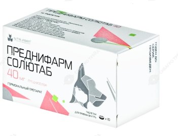 Преднифарм Солютаб 40 мг, 10 табл