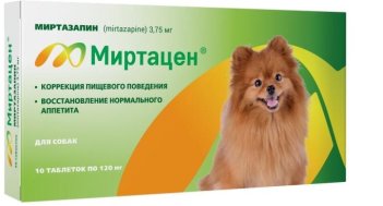 Миртацен®, таблетки 3,75 мг №30, для собак
