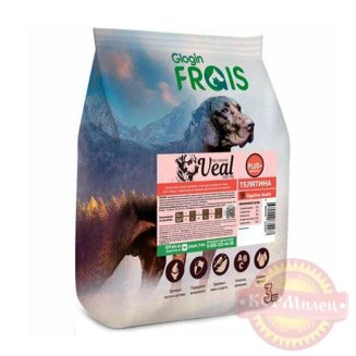 FRAIS ADULT DOG VEAL PLUS+ (СУХОЙ КОРМ ДЛЯ СОБАК С ТЕЛЯТИНОЙ), 3 КГ