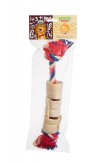 Игрушка канат 18мм + 3 ролла из кожи