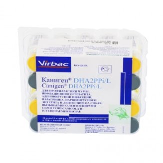 Каниген вакцина DHPPI+L 1д.