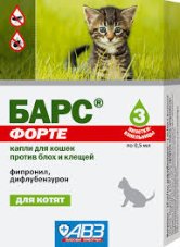 Капли Барс-форте котята (3п)