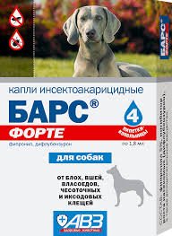 Капли Барс-форте собаки (4п)