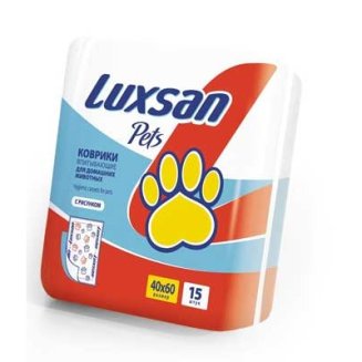 КОВРИКИ впитывающие LUXSAN Premium GEL 40*60 см (15шт)