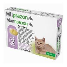 Милпразон 2-4мг/10мг для котят и молодых кошек