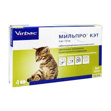 Мильпро кэт (котята), 4табл.