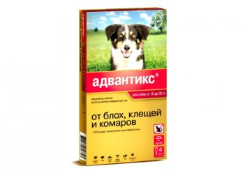 Адвантикс для собак 10-25 кг, уп. 1 пип. х 2,5 мл